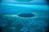 <p>A flyover of the Blue Hole, near Lighthouse Reef, Belize Barrier Reef by guests of Cayo Espanto Island Resort</p>